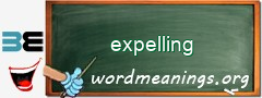 WordMeaning blackboard for expelling